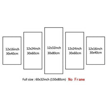 5 Pieces Canvas Art HD Firefighters Pictures For The Living Room - Ineffable Shop