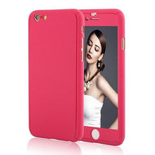 360 ULTRA THIN HARD IPHONE CASE + TEMPERED GLASS